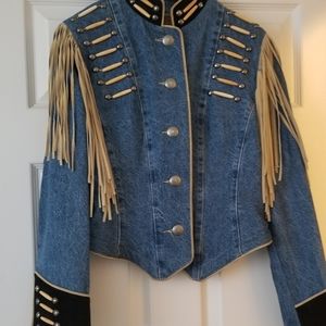 Ladies Demin Jacket with embellishments